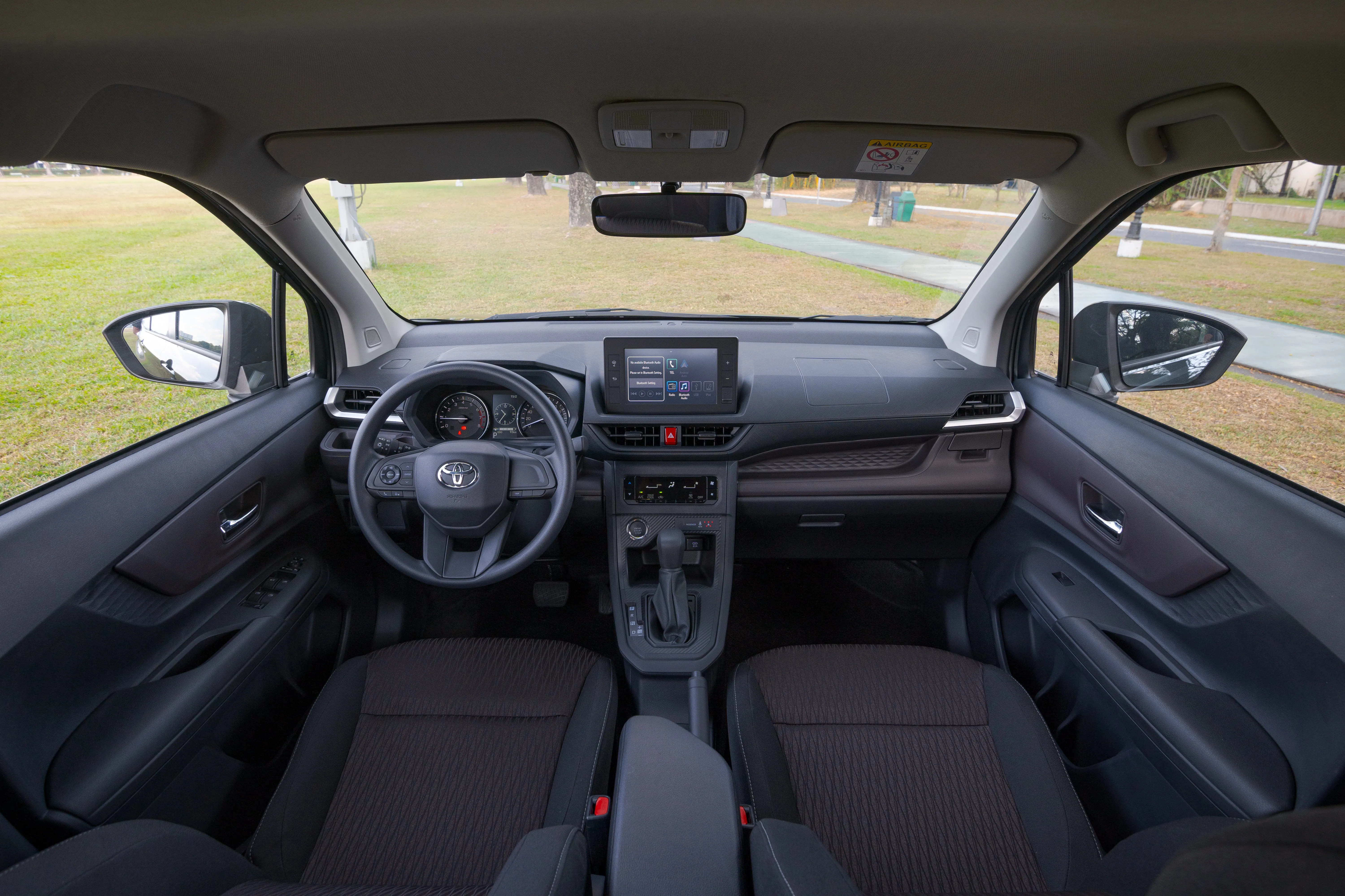 Dashboard and steering wheel